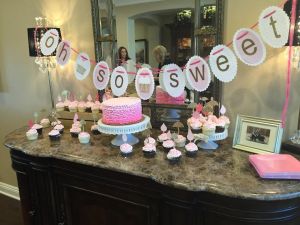Baby Shower Dessert Table